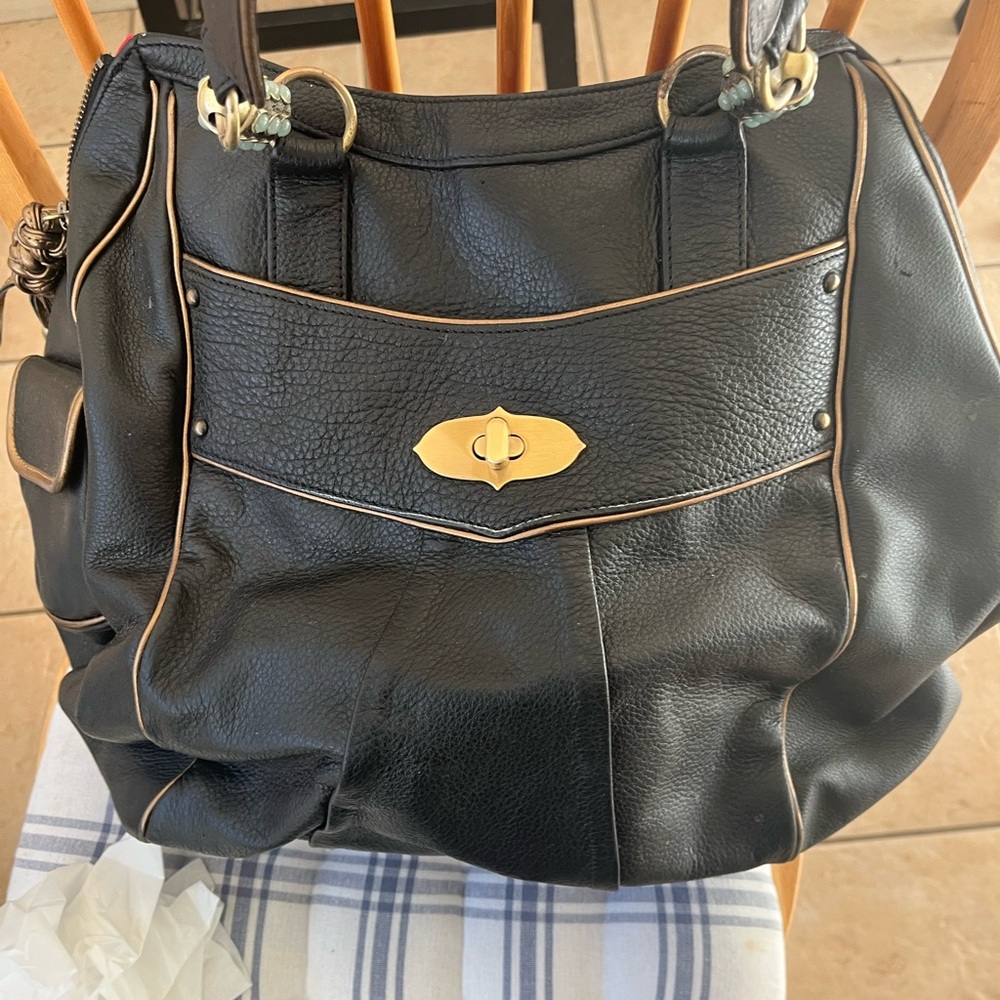 Shanghai Tang Bag with turquoise gems